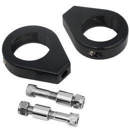 Turn Signal Fork Mounts (39mm) - Black