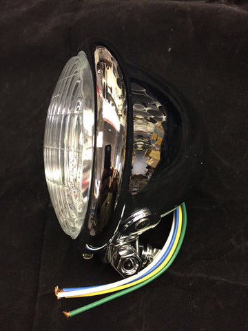 4 1/2" mini-Bates style headlight (chrome)