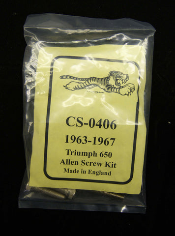 Triumph Case Cover Allen Bolt Set (1963-1968)