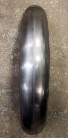 4.5" rounded steel fender