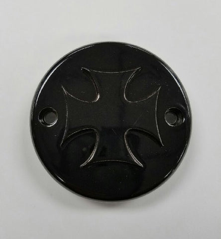 Iron Cross Points Cover for Harley (Black)