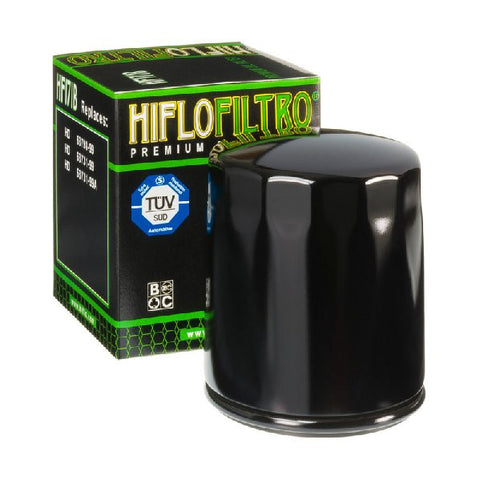 HiFlo HF171B black oil filter (Twin Cam)