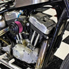 TC Bros black ripple air cleaner (CV Carb or EFI)