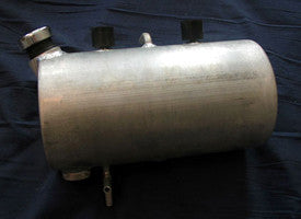Choppahead British Oil Tank - Flat Ends