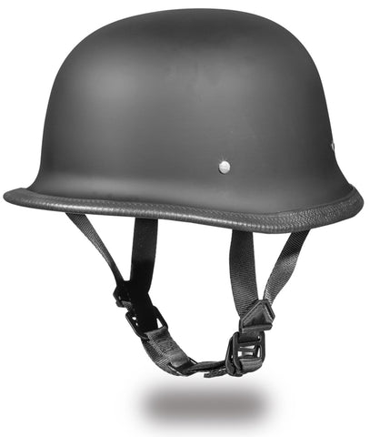 Daytona German Style Helmet (DOT) - Matte Black