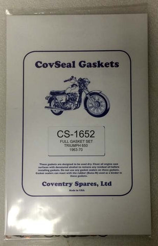 Triumph 650 Complete Gasket Sets With Head Gasket - (1963-1970)