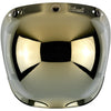 Biltwell Bubble Shield - Gold Mirror - New Anti-Fog!