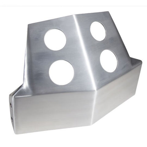 Speed Merchant Dyna & FXR Skid Plate-Brushed Aluminum