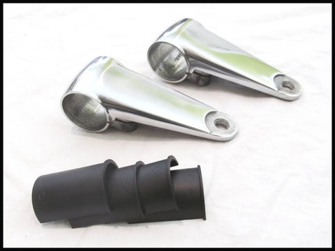 Emgo Headlight Bracket Set- Alloy