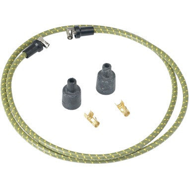 Lowbrow Customs Cloth Spark a Wire Set-Green & Yellow
