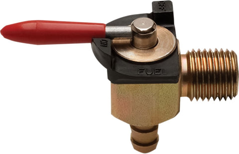 Motion Pro 90 degree petcock / fuel valve (1/4 NPT x 1/4 barb)