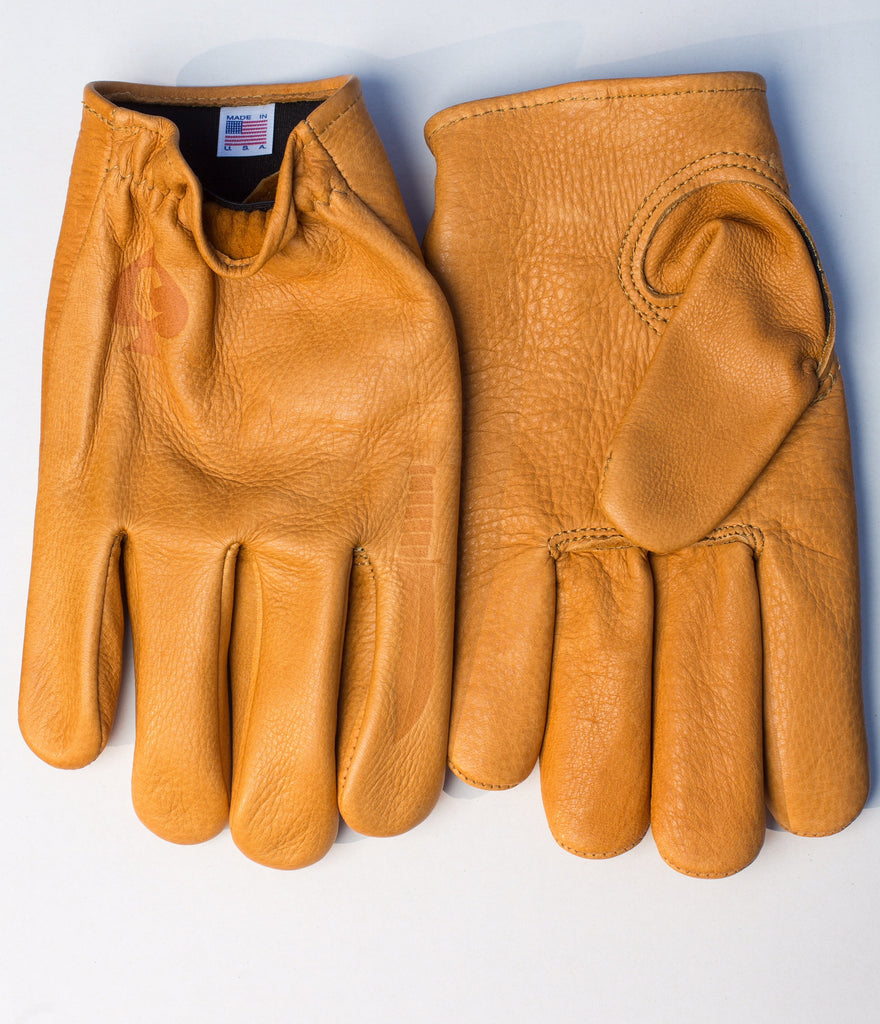 Choppahead Kevlar-Lined Defender Gloves (Men's) - Tan - Choppahead