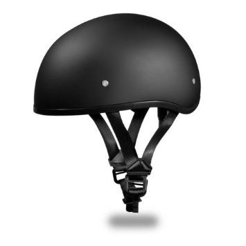 custom motorcycle dot certifired helmets Daytona DOT 1/2 Helmet-Dull Black – Choppahead