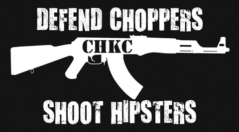 CHKC "Shoot Hipsters" Sticker