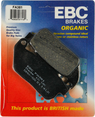 EBC FA381 04-13 Sportster Front Brake Pads