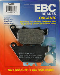 EBC FA387 04-13 Sportster Rear Brake Pads