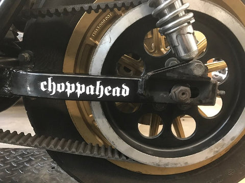 Choppahead die-cut vinyl sticker