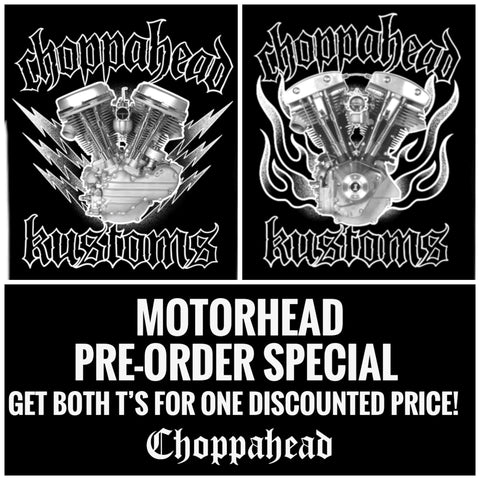 Panhead & Shovelhead T-shirt Combo Special!!