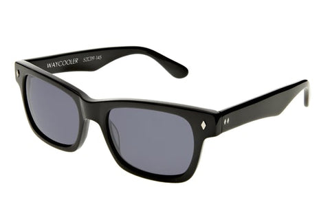 Tres Noir "Waycooler" Sunglasses - Gloss Black