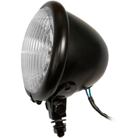 4 1/2" Mini-Bates style headlight (satin black)