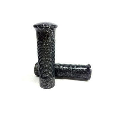 Black/Charcoal Metalflake Grips (1")