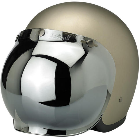 Bell Bullitt Flat Shield--Silver Iridium – Choppahead