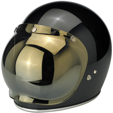 bell bullitt bubble helmet Bell Bullitt Flat Shield--Silver Iridium – Choppahead