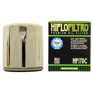 HIFLO HF170C -Chrome oil filter (Evo)