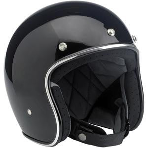 biltwell motorcycle helmets Biltwell Bonanza Helmet Gloss Black S