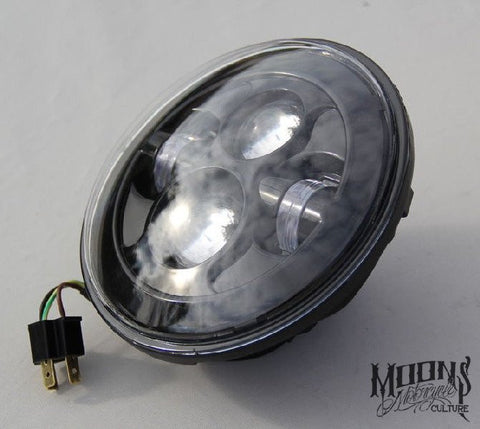 MoonsMC OG Moonmaker 1 LED 5 3/4"  headlight (Black)