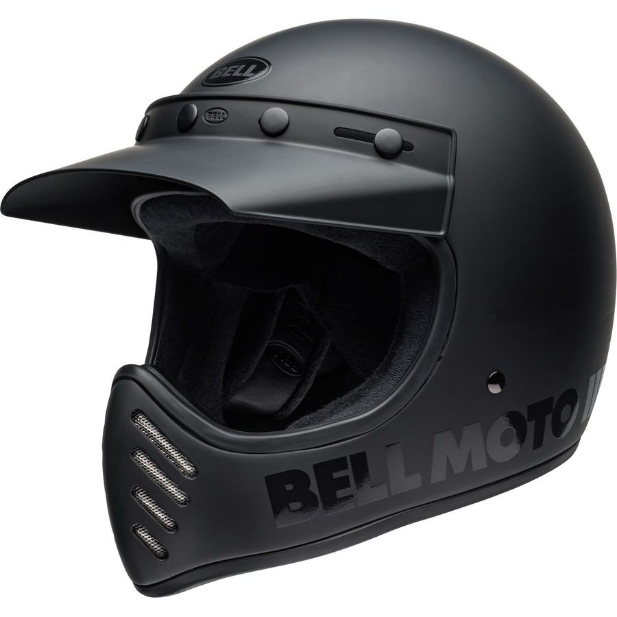 Bell Moto 3 Blackout Helmet Matt Gloss Black XS (53-54 cm) Bell Moto 3 Blackout Helmet Matt Gloss Black XS (53-54 cm)