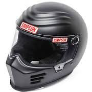 Simpson Outlaw Bandit Helmet - Matte Black