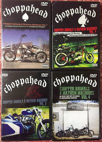 Choppahead DVD - ALL 4 DVD PACK!